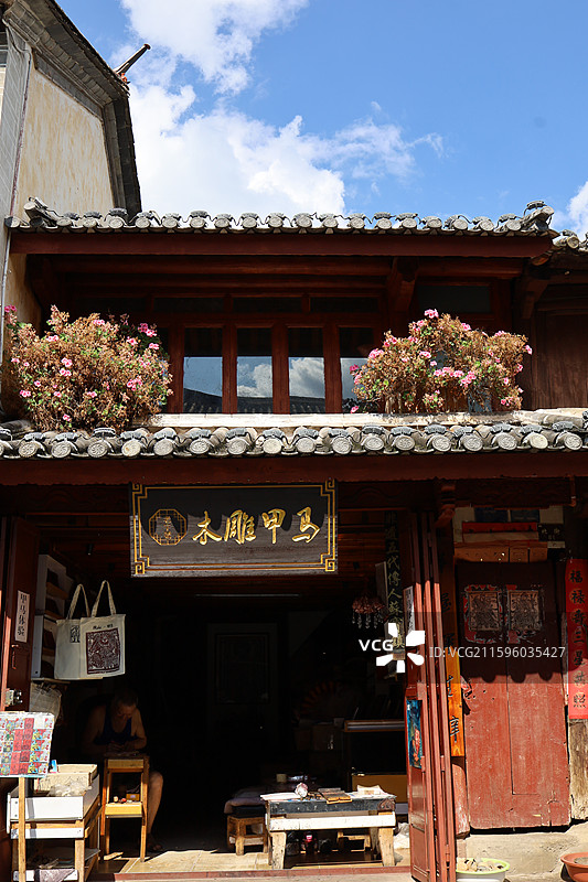 巍山古城图片素材