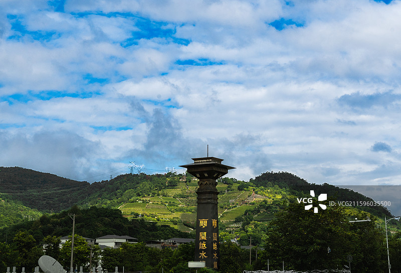 福建福州闽侯的闽越水镇图片素材