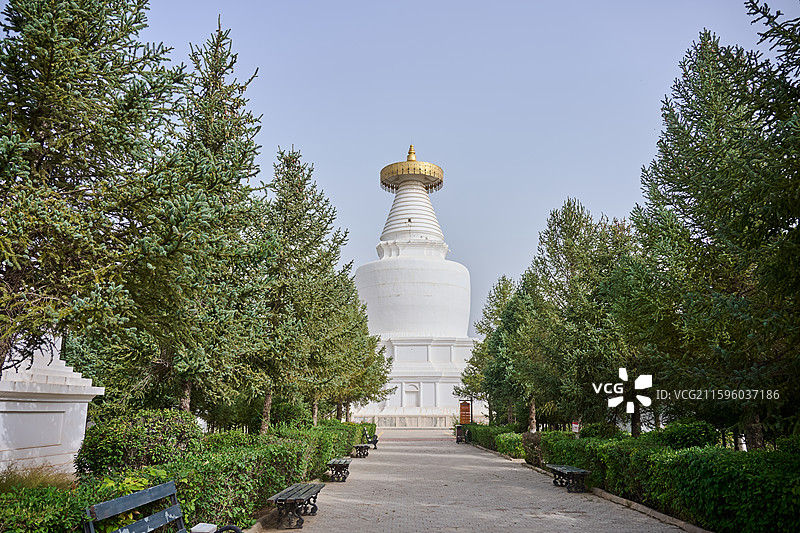 甘肃武威凉州白塔寺景区图片素材