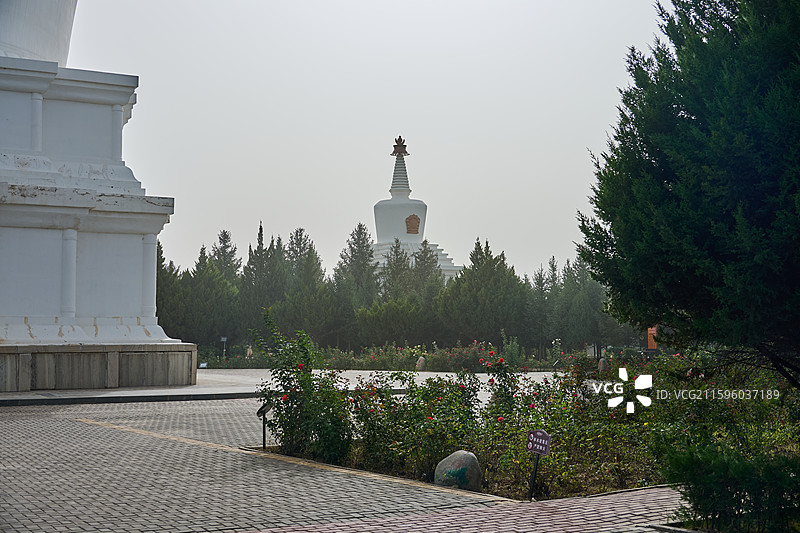 甘肃武威凉州白塔寺景区图片素材