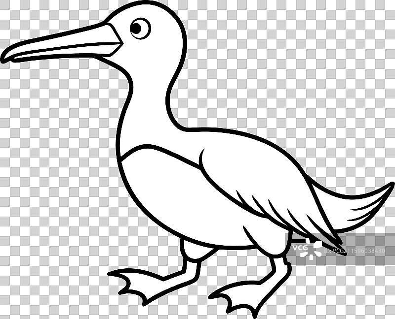 加拉帕戈斯企鹅笑脸图标图片素材