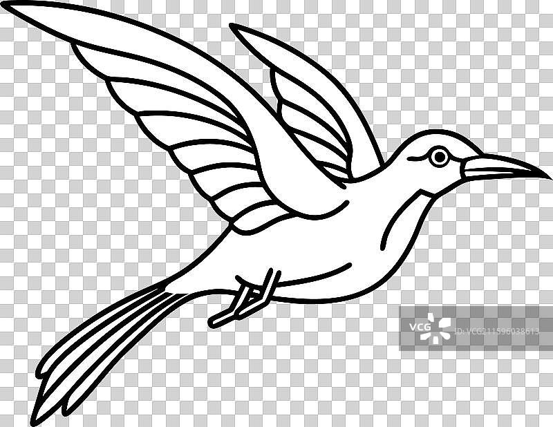 加拉帕戈斯秧鸡飞翔图标图片素材