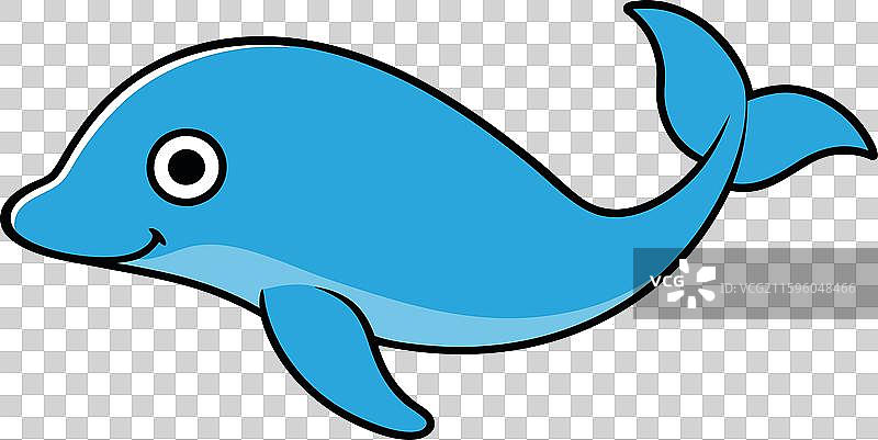 加拉帕戈斯鲨鱼睡觉图标图片素材