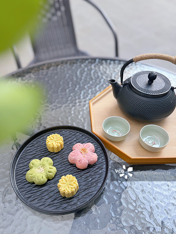 品茗与半日闲图片素材