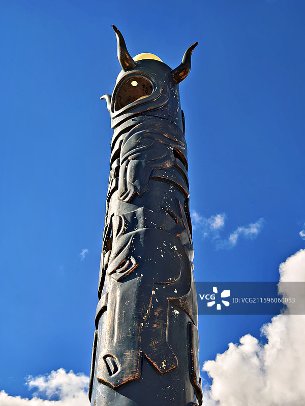 内蒙古自治区呼伦贝尔市鄂温克族自治旗，鄂温克博物馆图片素材