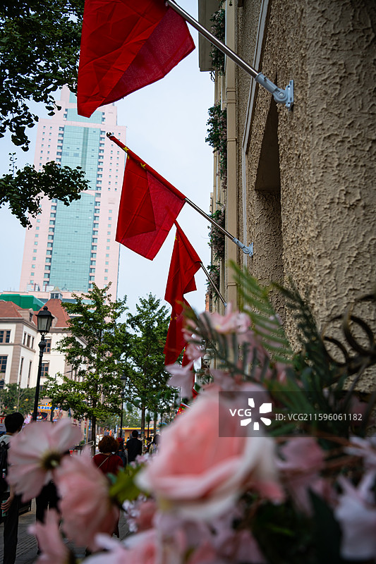 青岛中山路图片素材