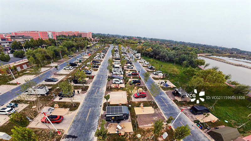 喀什疏勒县张骞思路文化景区自驾车营地图片素材
