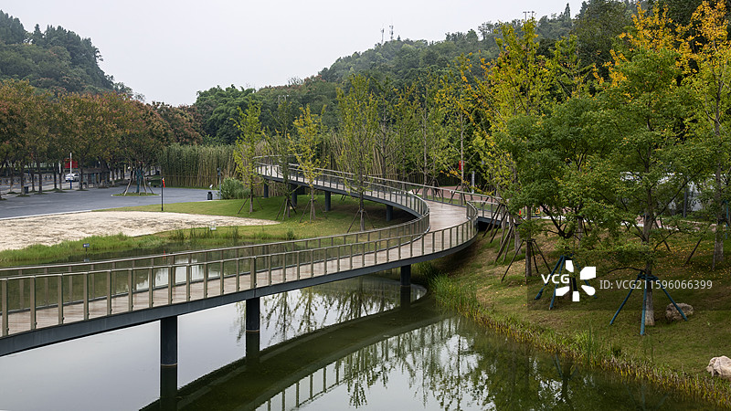 湖北宜昌市磨基山公园图片素材
