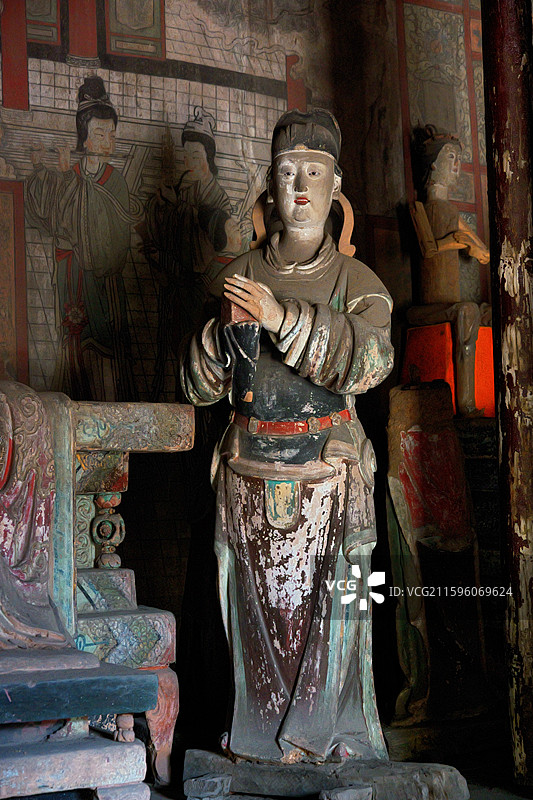 国保级单位山西汾阳太符观景观图图片素材