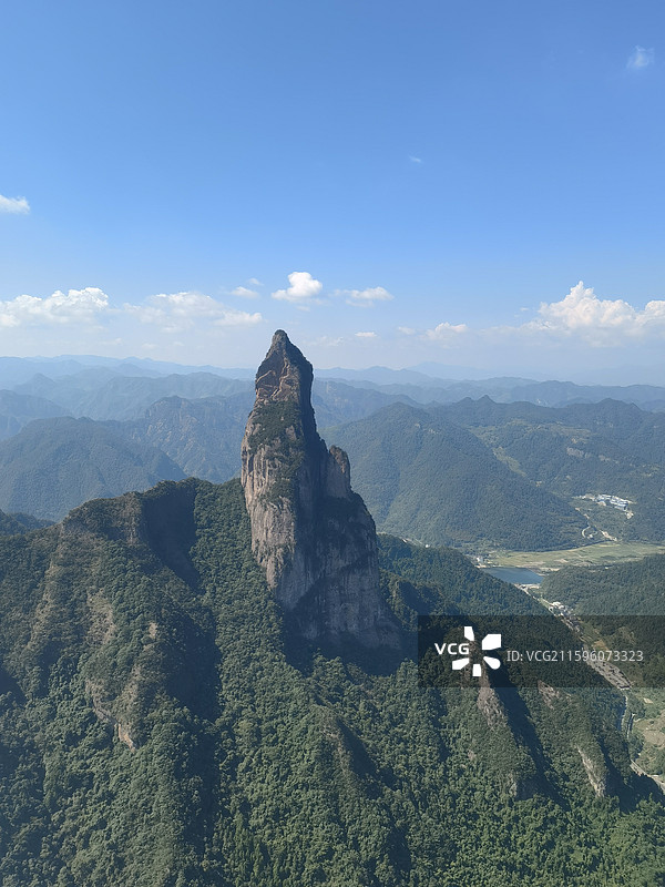 浙江仙居神仙居景区南海观音峰图片素材
