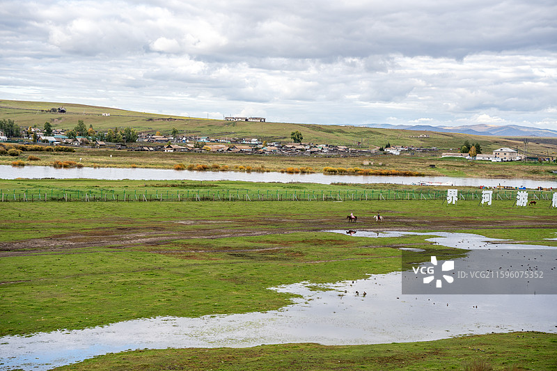 呼伦贝尔蒙兀室韦景区自然风光图片素材