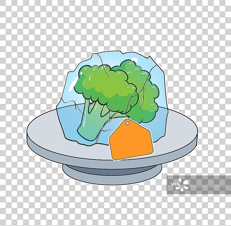 西蓝花速冻锁鲜技术图片素材