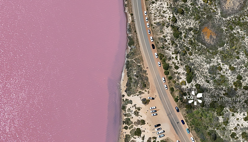 西海粉湖图片素材