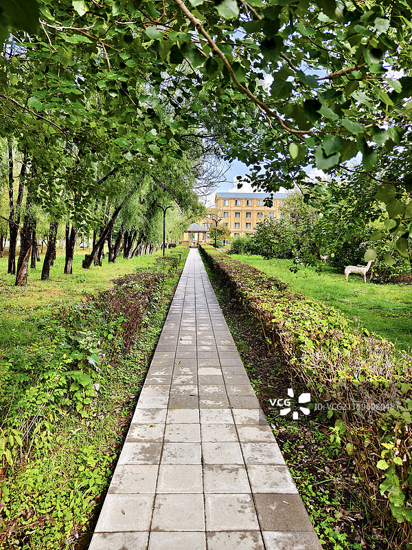 黑龙江省黑河市五大连池市，五大连池工人疗养院图片素材