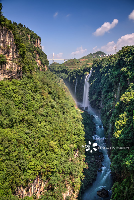 兴义马岭河峡谷图片素材