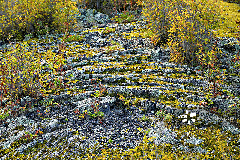 黑龙江省黑河市五大连池市，五大连池风景区内的北饮泉景区（北药泉）图片素材