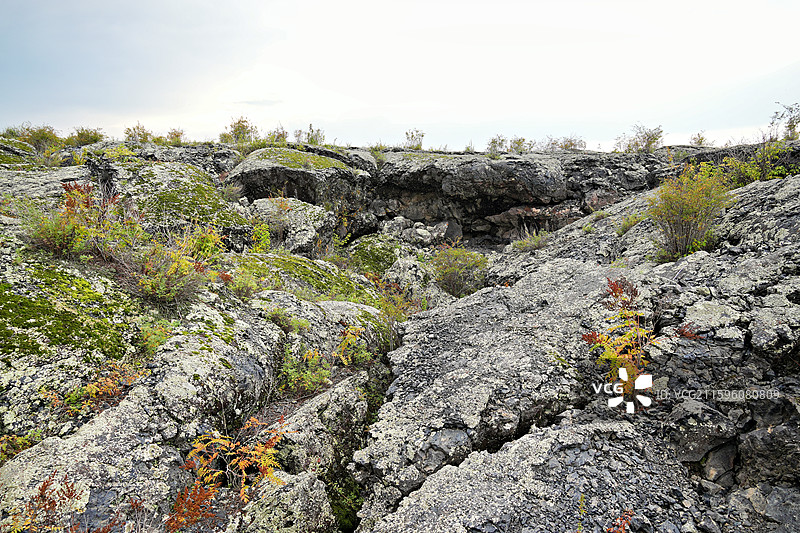 黑龙江省黑河市五大连池市，五大连池风景区内的北饮泉景区（北药泉）图片素材