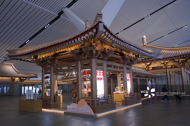 西安机场博物馆展品图片素材