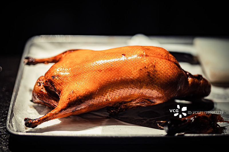 传统食品非遗美食北京烤鸭图片素材