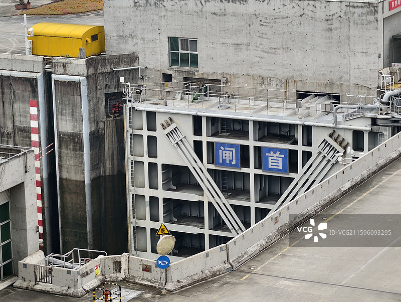 湖北宜昌·三峡大坝·西陵峡·坛子岭图片素材