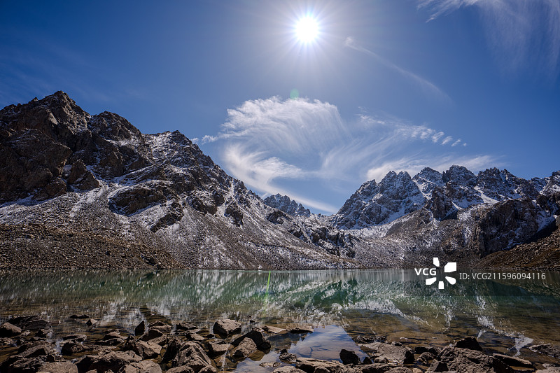 冰沟河-柴尔龙海天池图片素材