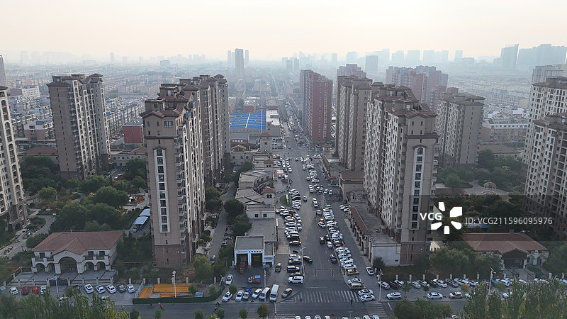 包头昆都仑区城市风光图片素材