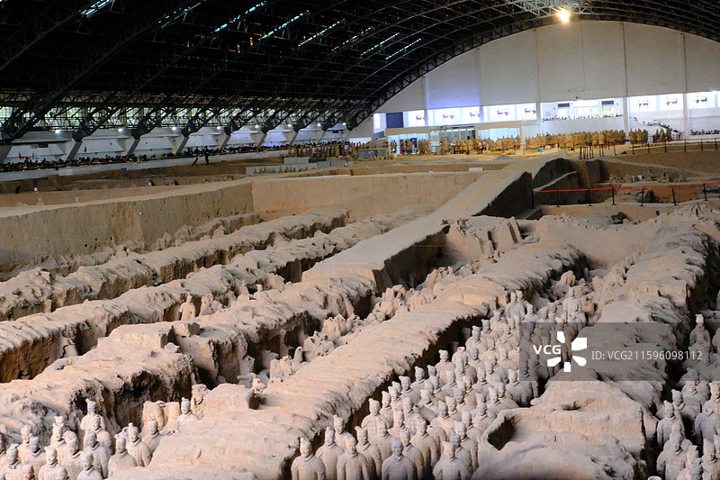 国庆兵马俑一号坑现状图片素材
