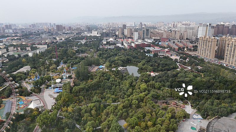 呼和浩特新城区阿尔泰游乐园图片素材