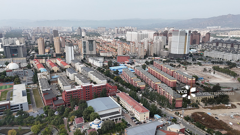 呼和浩特新城区城市风光图片素材
