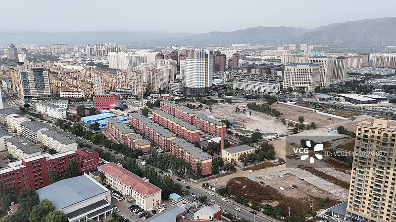 呼和浩特新城区城市风光图片素材