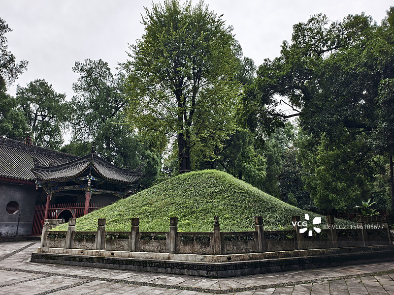 勉县武侯墓图片素材