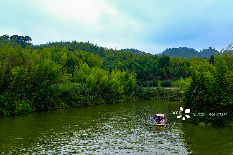 中国贵州遵义赤水竹海国家森林公园风光图片素材