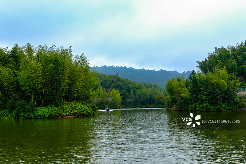 中国贵州遵义赤水竹海国家森林公园风光图片素材