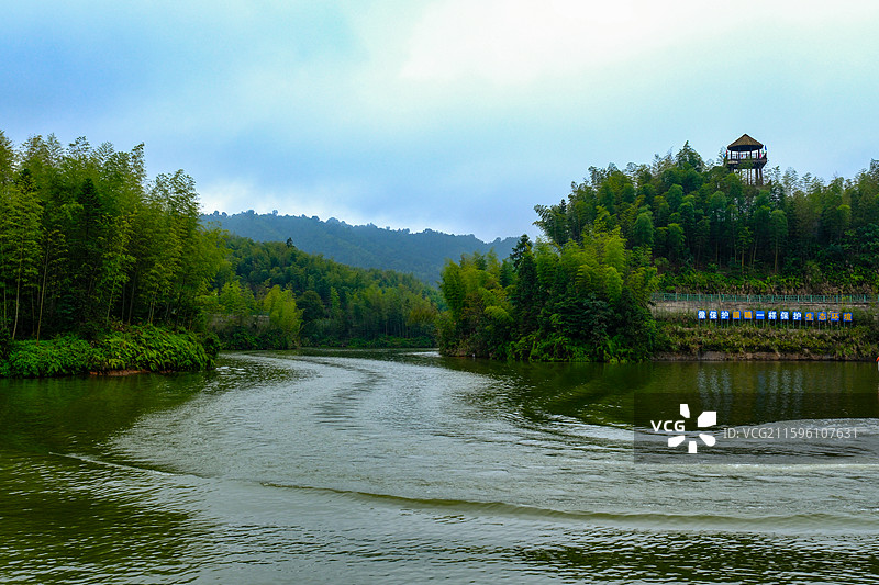 中国贵州遵义赤水竹海国家森林公园风光图片素材