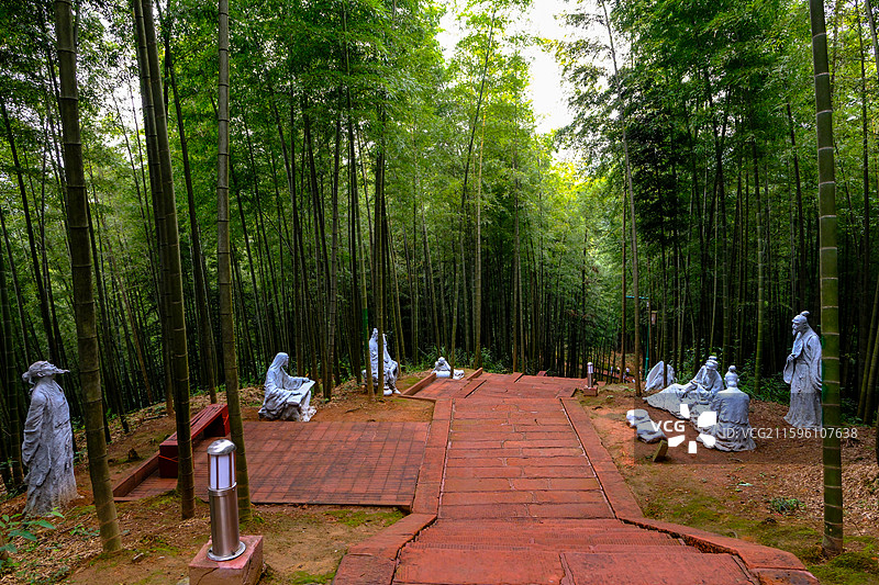 中国贵州遵义赤水竹海国家森林公园风光图片素材