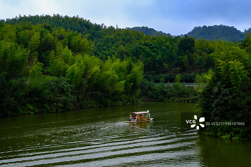 中国贵州遵义赤水竹海国家森林公园风光图片素材