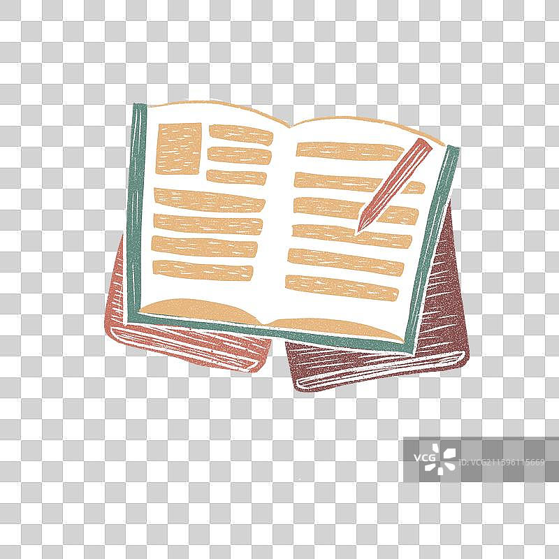 学习工具读书识字插图图片素材