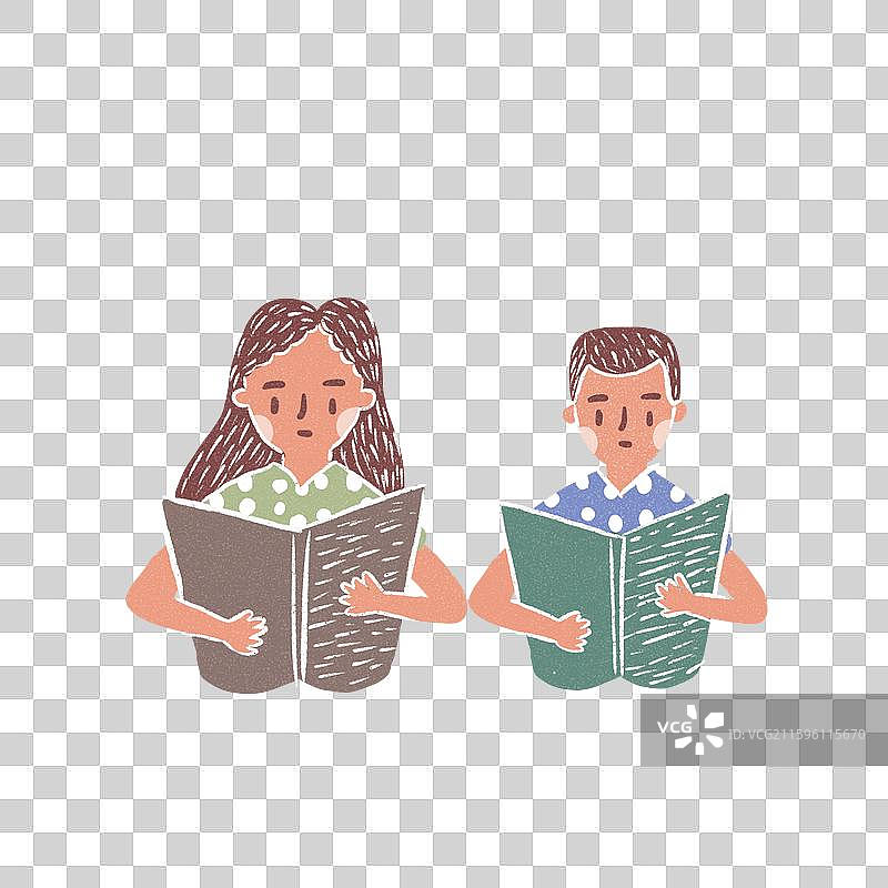 学习工具读书识字插图图片素材