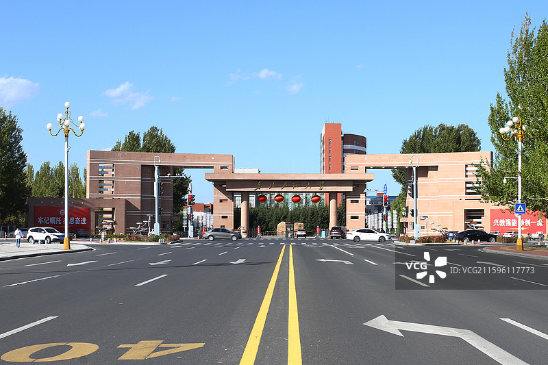 黑龙江省大庆市东北石油大学图片素材