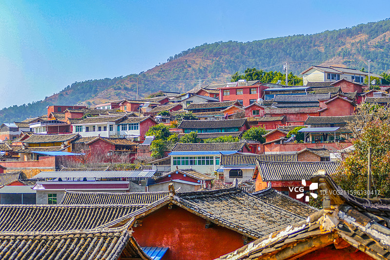 小色达迤沙拉民族村图片素材