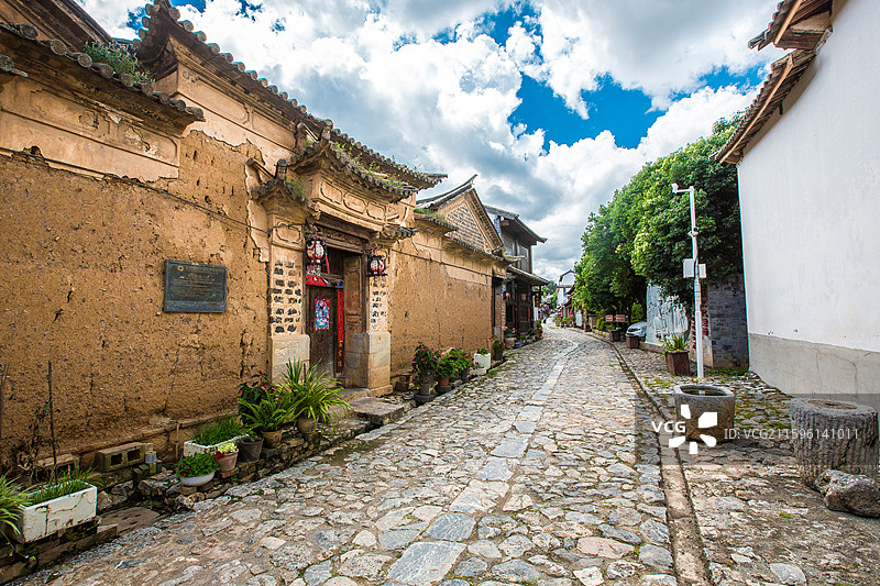 中国云南省大理白族自治州祥云县云南驿景区图片素材