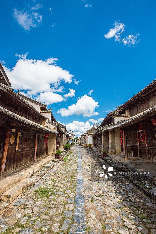 中国云南省大理白族自治州祥云县云南驿景区图片素材