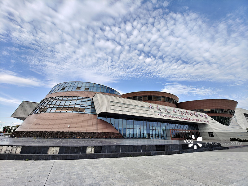 黑龙江省黑河市五大连池市，五大连池世界地质公园博物馆图片素材