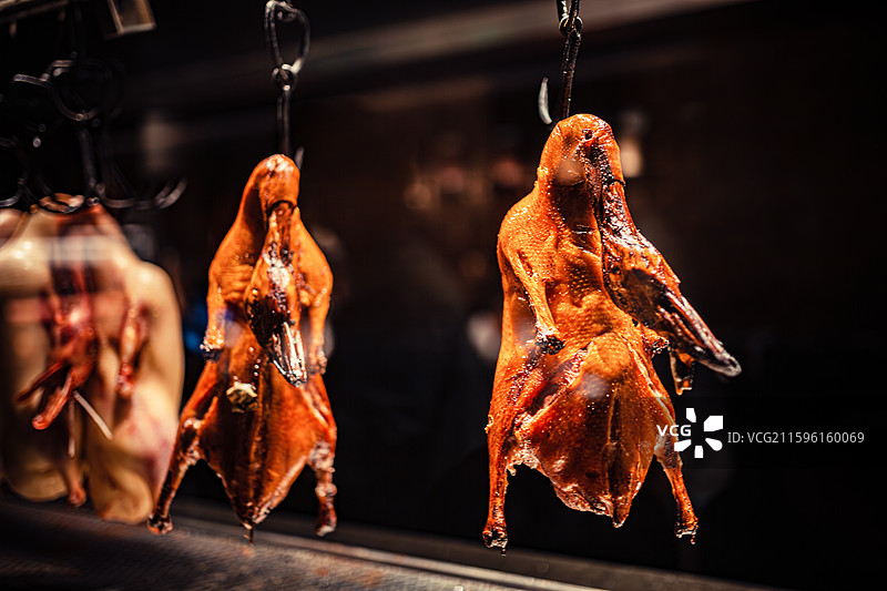 传统食品非遗美食北京烤鸭图片素材