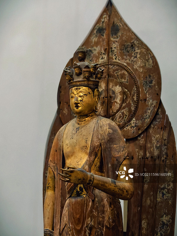 十一面观音菩萨立像图片素材