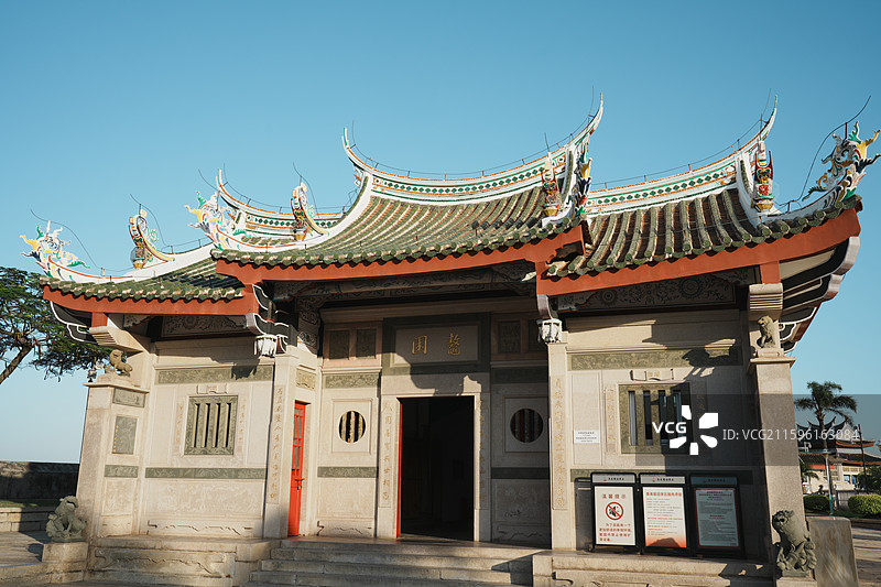 厦门集美学村嘉庚公园鳌园图片素材