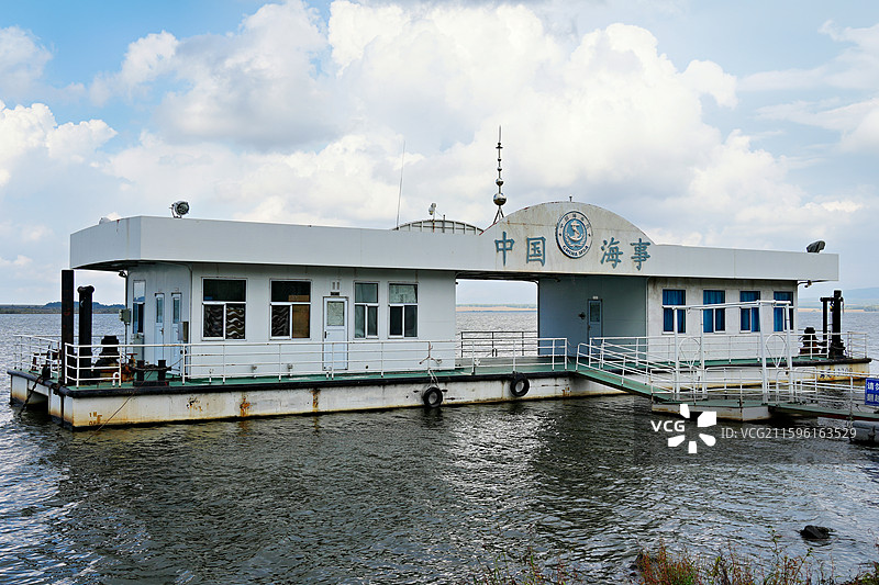 黑龙江省黑河市五大连池市，五大连池风景区白龙湖（三池，火山堰塞湖景区）图片素材