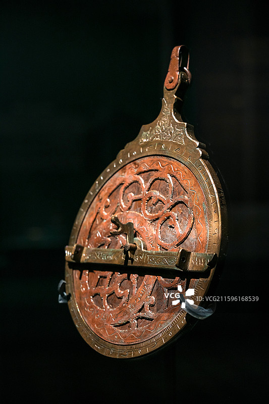 星盘 南京博物院特展馆“新月与蔷薇-伊朗文明的千年经纬”图片素材