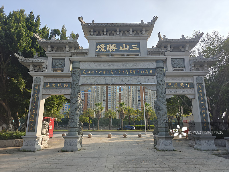 泉州访古之法石文兴宫历史文化街区图片素材