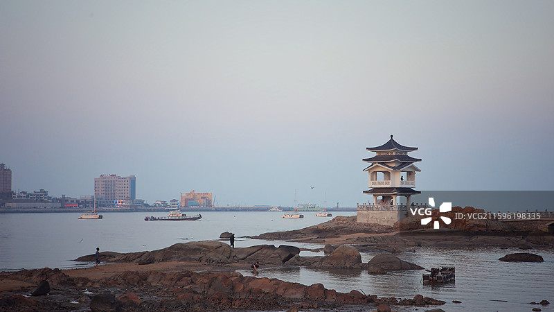 兴城海滨景区一景图片素材